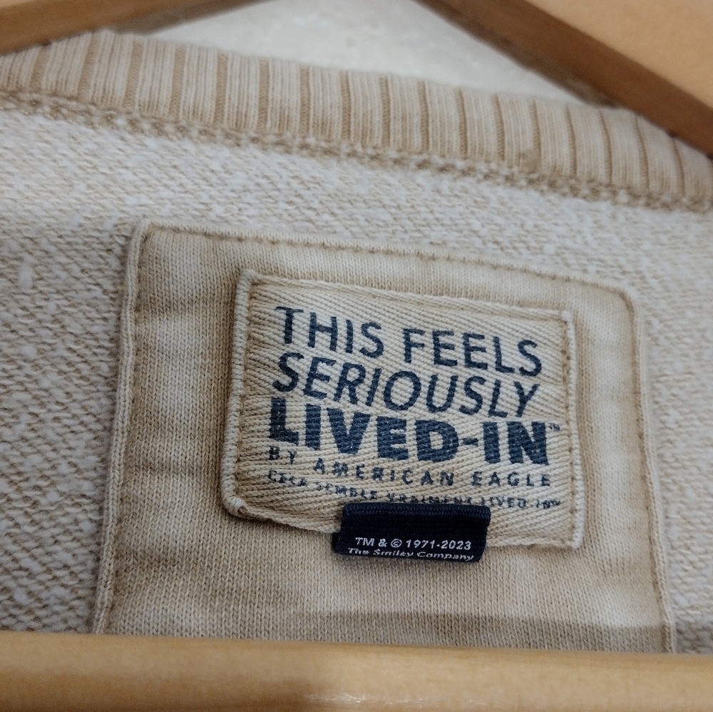American Eagle Funday Graphic Raglan-Sleeve Sweatshirt - Picture 7 of 9